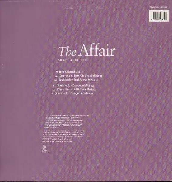 Affair (3), The - Are You Ready - 1994 - Deep House, Soul - 4th & Broadway, Island Records - Vinyl 1x 12", 33 ⅓ RPM