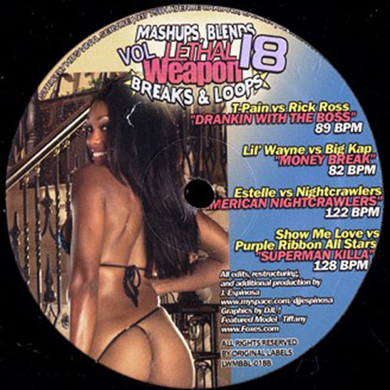 Various - Lethal Weapon: Mashups, Blends, Breaks & Loops Vol. 18, Hip Hop, RnB/Swing, 2008 - Strictly Hits Vinyl Service, US,