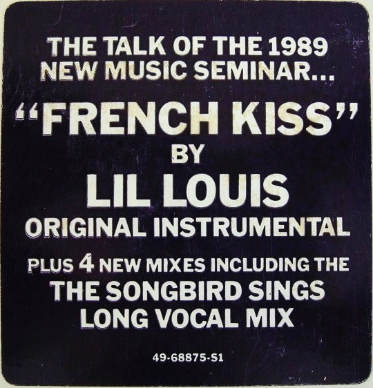 Lil' Louis - French Kiss, Electronic, House, 1989 - Epic, US, Vinyl 1x 12", 33 ⅓ RPM, Misprint, Stereo