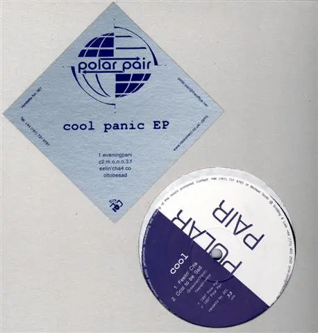 Polar Pair - Cool Panic EP, Electronic, Pop, Breaks, Downtempo, Leftfield, 1997 - Kudos, Vendetta Music (2), UK, Vinyl 1x 12"