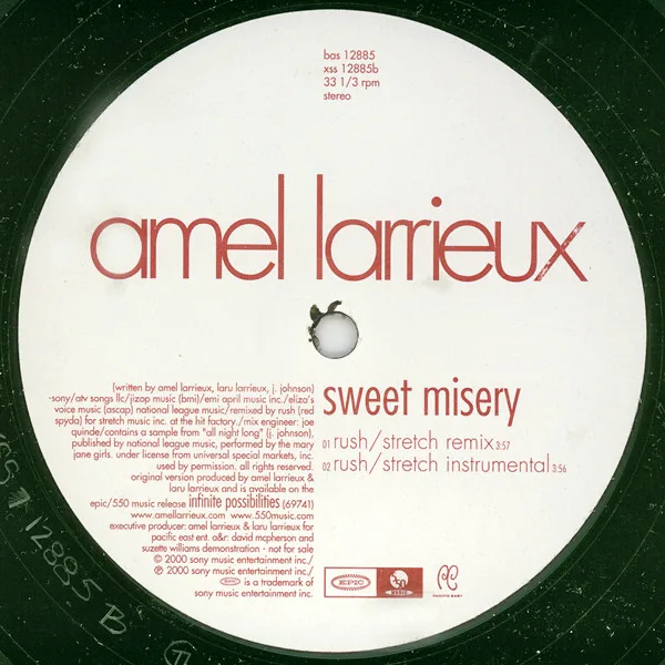Album cover for Sweet Misery Remixes by Amel Larrieux