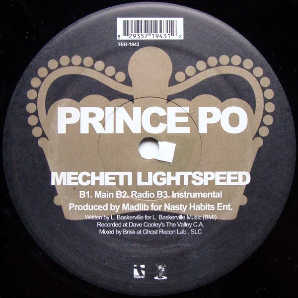 Album cover for Holla / Mecheti Lightspeed by Prince Po