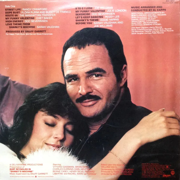 Album cover for The Soundtrack Music From Burt Reynold's Sharky's Machine by Various