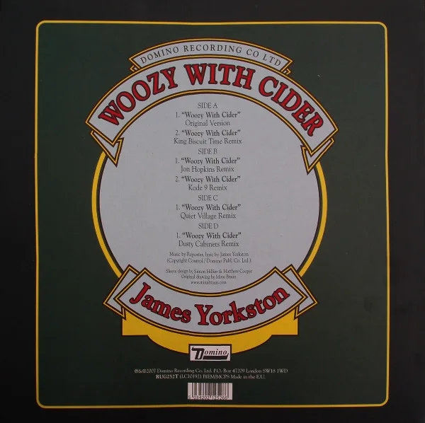 Album cover for Woozy With Cider by James Yorkston