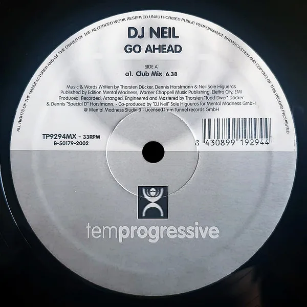 Album cover for Go Ahead by DJ Neil