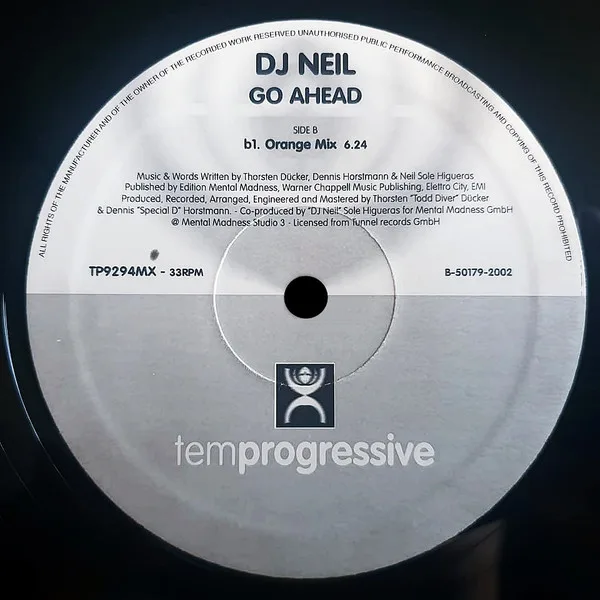 Album cover for Go Ahead by DJ Neil