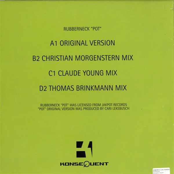 Album cover for Pot (Remixes) by Rubberneck