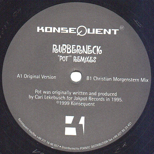 Album cover for Pot (Remixes) by Rubberneck