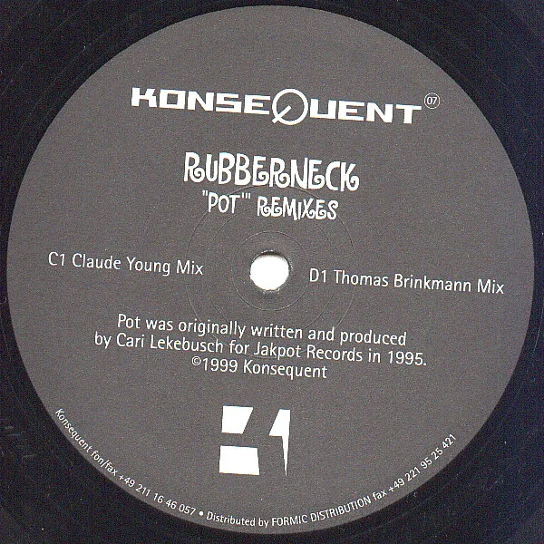 Album cover for Pot (Remixes) by Rubberneck