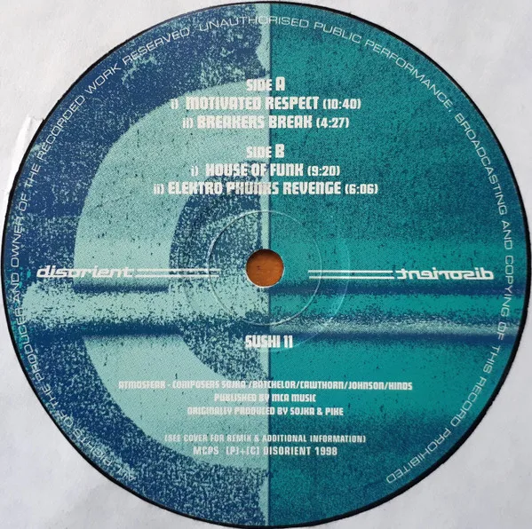 Album cover for Motivation (Dimitri From Paris Remixes) by Atmosfear