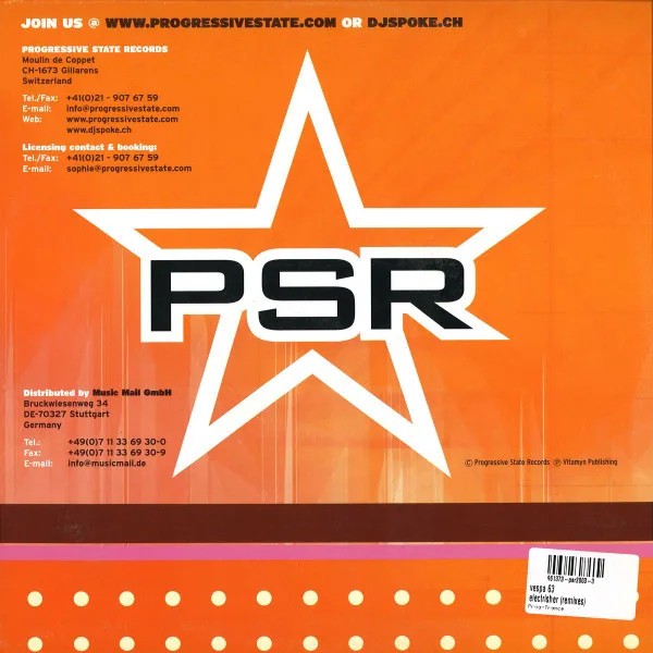 Album cover for Electrisher (Remixes) by Vespa 63