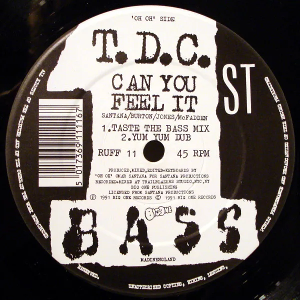 Album cover for Can You Feel It by T.D.C.