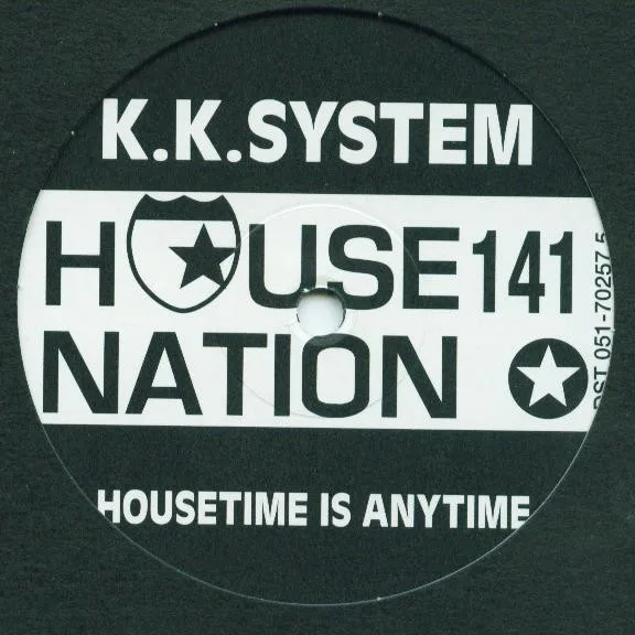 Album cover for Housetime Is Anytime by K.K. System