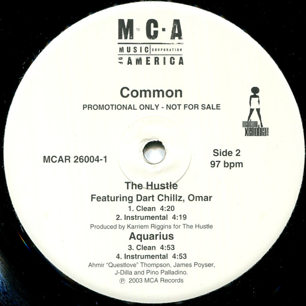 Common - Come Close - Remix (Closer), Hip Hop, 2003 - MCA Records, US, Vinyl 1x 12", 33 ⅓ RPM, Promo
