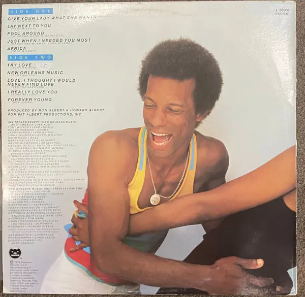 Tony Wilson (3) - Catch One, Funk / Soul, Disco, Soul, 1979 - Bearsville, Australia, Vinyl 1x LP, Album