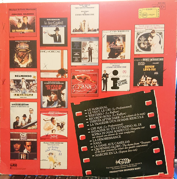 Ennio Morricone - Les Plus Belles Musiques D'Ennio Morricone Vol. 3, Stage & Screen, Score, Soundtrack, Theme, 1984 - Général