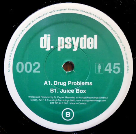 Album cover for Drug Problems / Juice Box by Dj Psydel