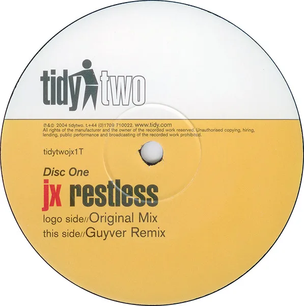 Album cover for Restless by JX