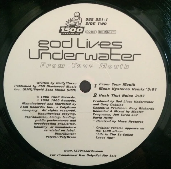 Album cover for From Your Mouth by God Lives Underwater