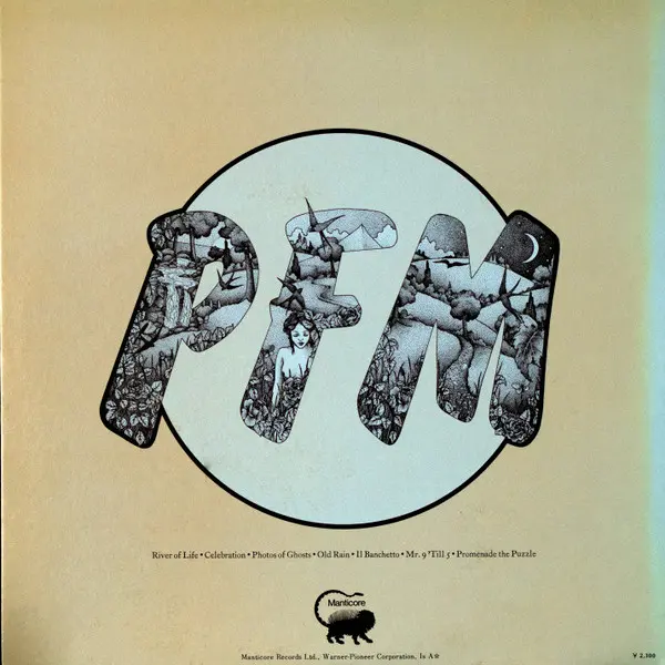 Premiata Forneria Marconi - Photos Of Ghosts, Rock, Prog Rock, 1973 - Manticore, Japan, Vinyl 1x LP, Album Gatefold