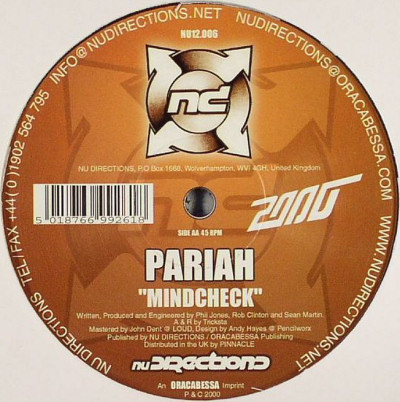 Album cover for Sensory Overload / Mindcheck by Pariah