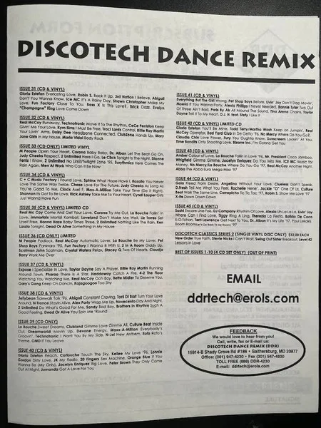 Album cover for DiscoTech Dance Remix 45 by Various