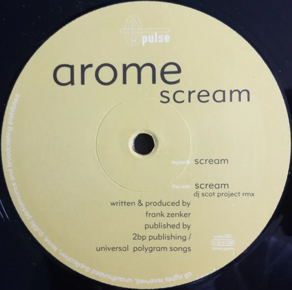 Album cover for Scream by Arome