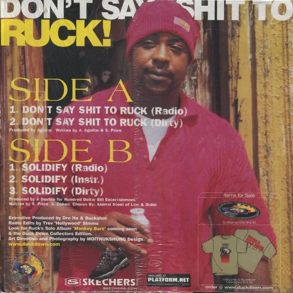 Album cover for Don't Say Shit To Ruck by Sean Price