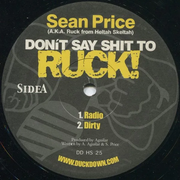 Album cover for Don't Say Shit To Ruck by Sean Price