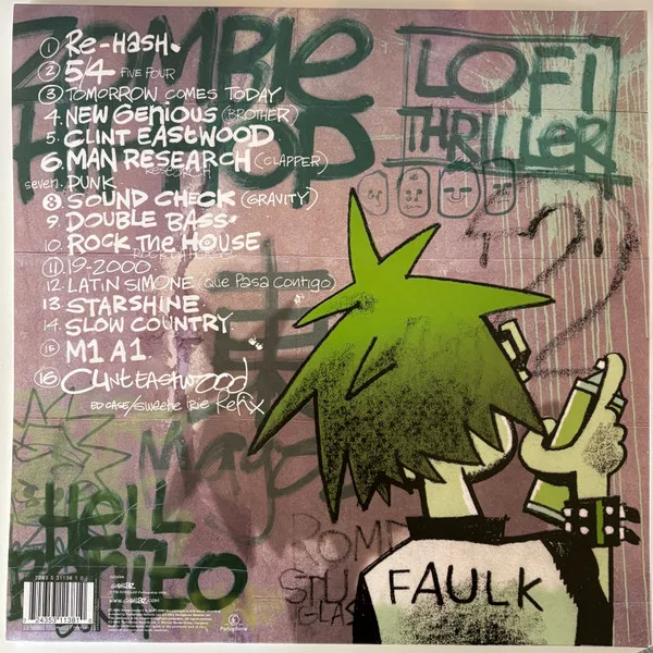 Album cover for Gorillaz by Gorillaz