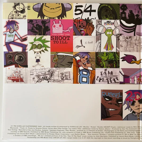 Album cover for Gorillaz by Gorillaz