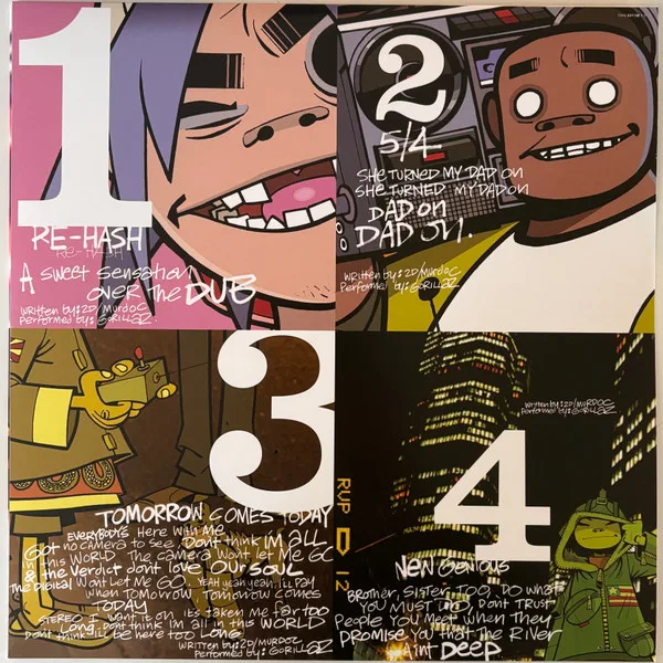 Album cover for Gorillaz by Gorillaz