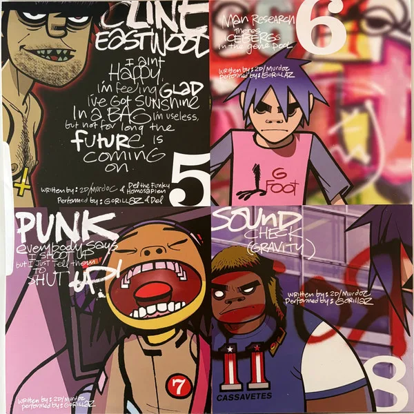 Album cover for Gorillaz by Gorillaz