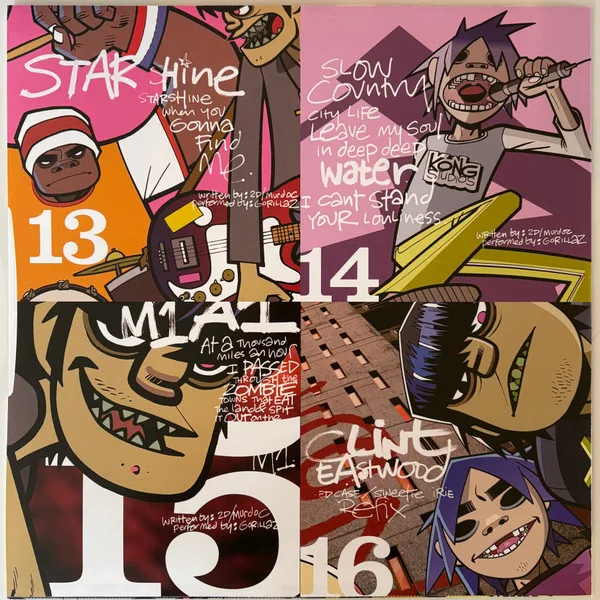 Album cover for Gorillaz by Gorillaz