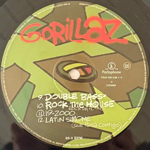 Album cover for Gorillaz by Gorillaz