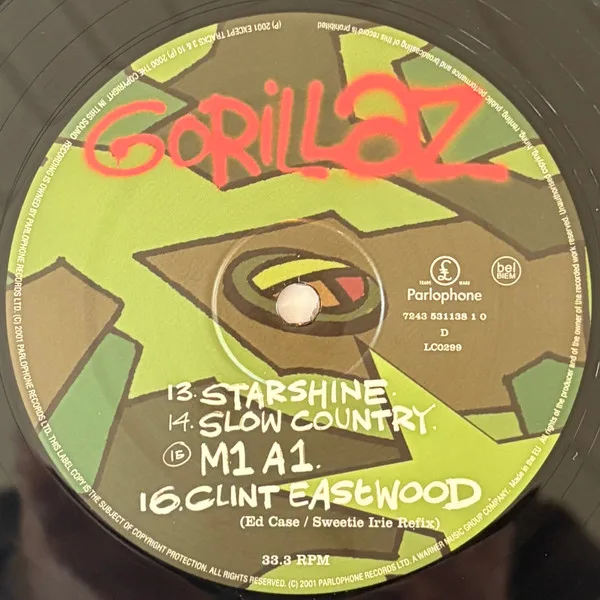 Album cover for Gorillaz by Gorillaz