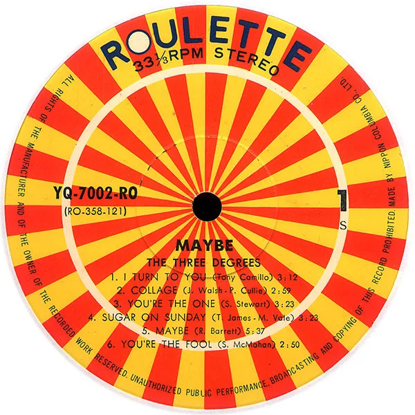 Album cover for Maybe by Three Degrees, The