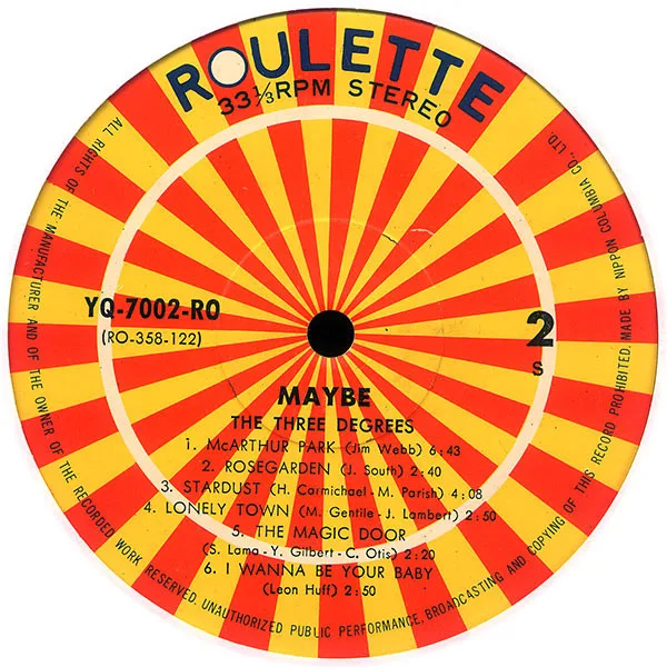 Album cover for Maybe by Three Degrees, The