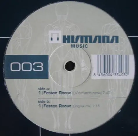 Darío Núñez & David Vio - Festen, Electronic, Progressive House, Progressive Trance, 2004 - Humana Music, Spain, Vinyl 1x 12"