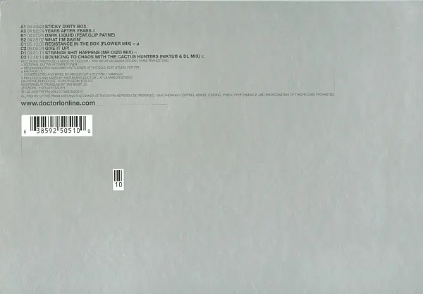 Doctor L - The Give Away Box, Electronic, Hip Hop, Abstract, Experimental, 2000 - Fat, Europe, Vinyl 2x LP