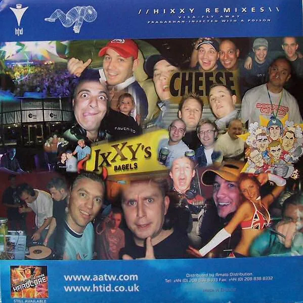 Album cover for Fly Away / Injected With A Poison (Hixxy Remixes) by Visa / Praga Khan