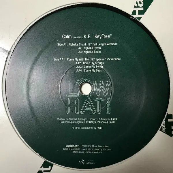 Calm Presents Kiyotaka Fukagawa - Ngbaka Chant / Come Fly With Me, Electronic, Deep House, 2004 - Music Conception, Japan, Vi