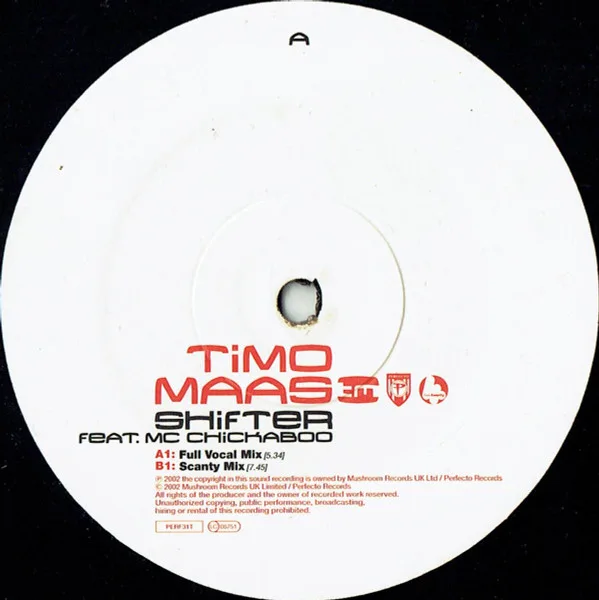 Album cover for Shifter by Timo Maas Feat. MC Chickaboo