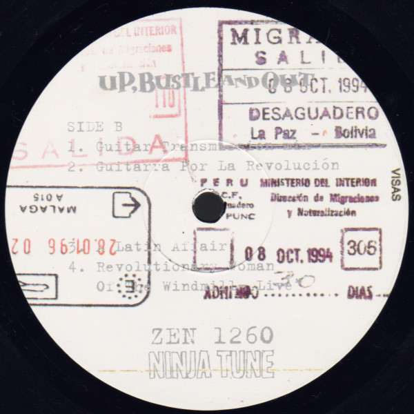 Up, Bustle & Out - Carbine 744,520...  A Dream Of Land And Freedom EP, Electronic, Breakbeat, Downtempo, 1997 - Ninja Tune, U