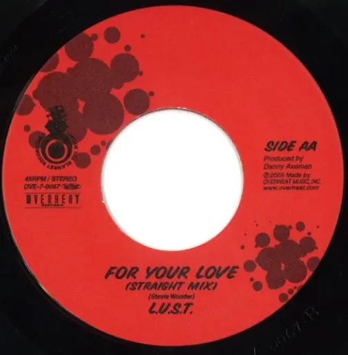 Richie Stephens / L.U.S.T. (2) - Through The Fire / For Your Love, Reggae, Dancehall, Reggae, 2005 - Overheat Records, Japan,