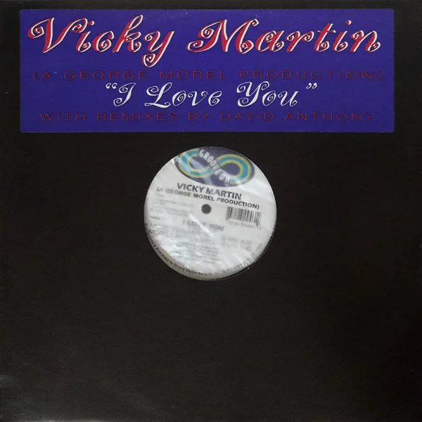 Album cover for I Love You by Vicky Martin