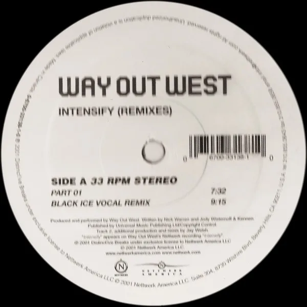 Album cover for Intensify (Remixes) by Way Out West