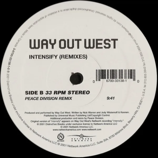 Album cover for Intensify (Remixes) by Way Out West