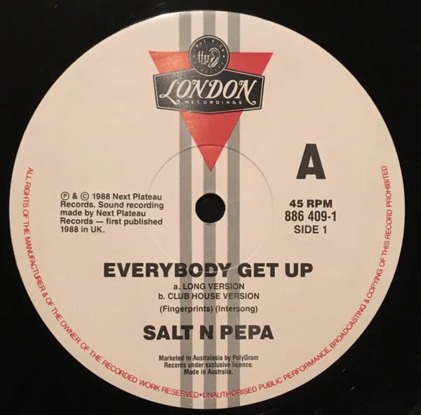 Album cover for Get Up Everybody / Twist And Shout by Salt 'N' Pepa