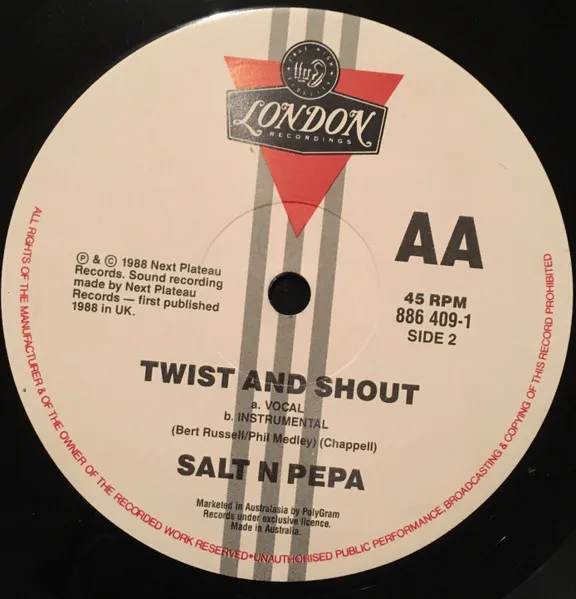 Album cover for Get Up Everybody / Twist And Shout by Salt 'N' Pepa